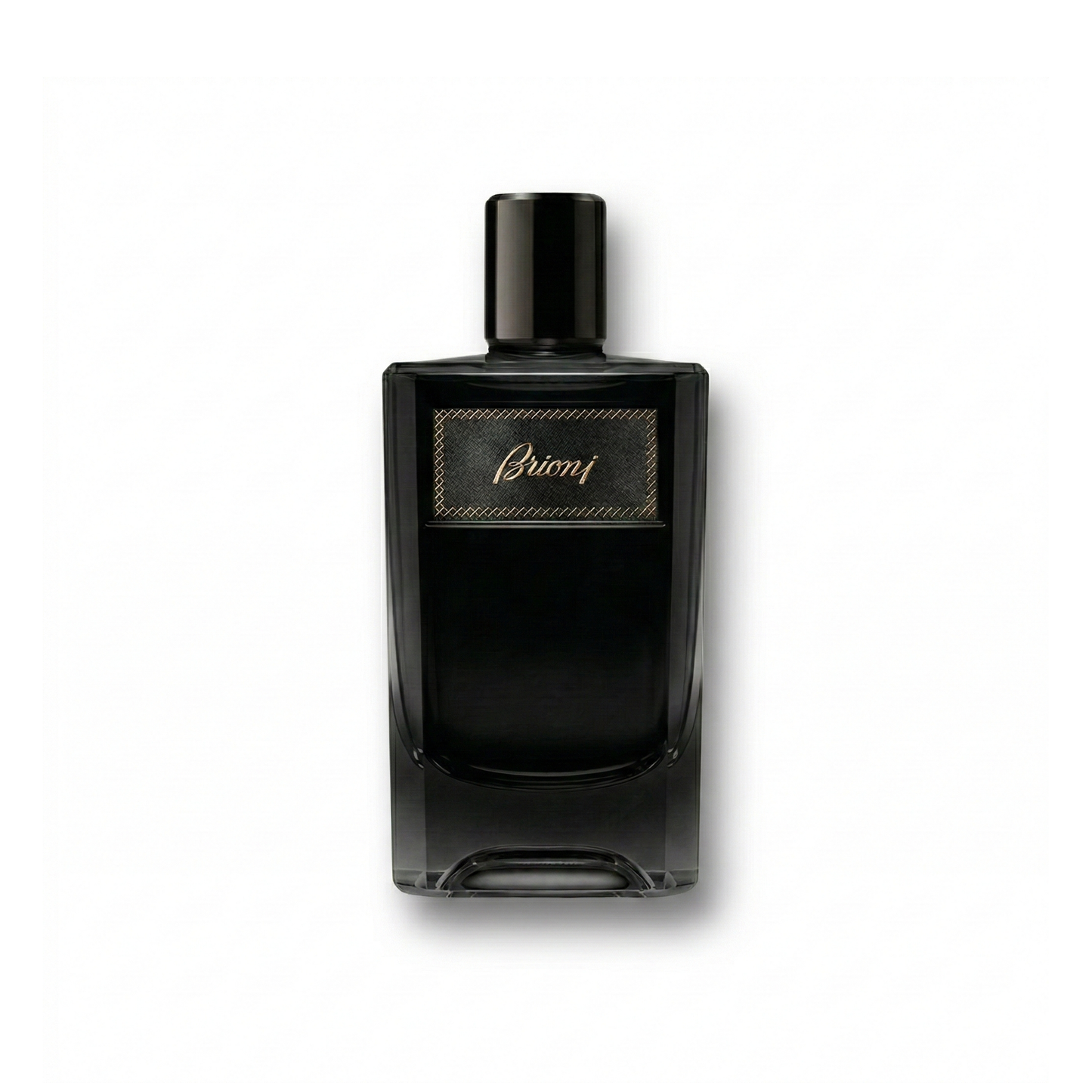 Bottle of Brioni Brioni Intense EDP fragrance on a white background with soft shadow