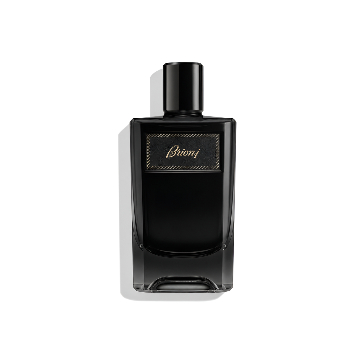 Bottle of Brioni Intense EDP fragrance on a white background with soft shadow