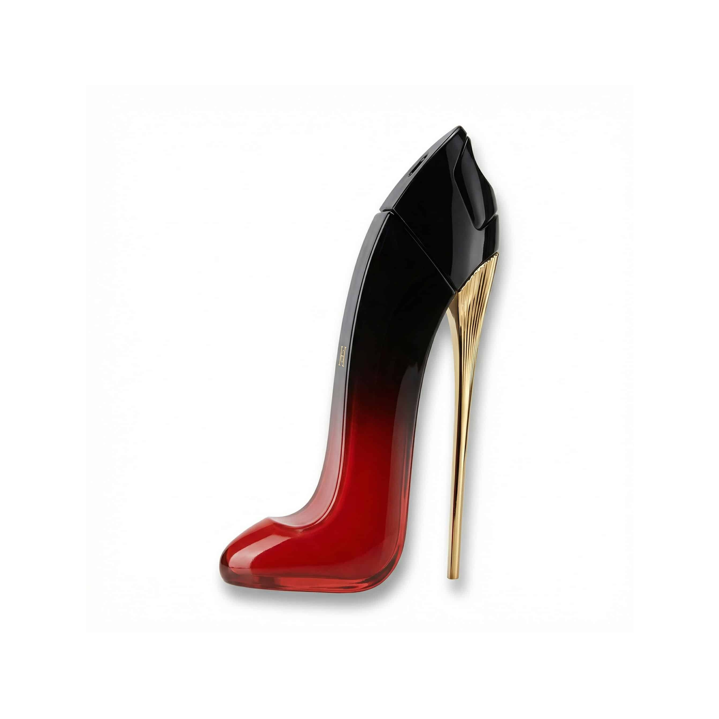 Bottle of Carolina Herrera Very Good Girl Elixir fragrance on a white background with soft shadow