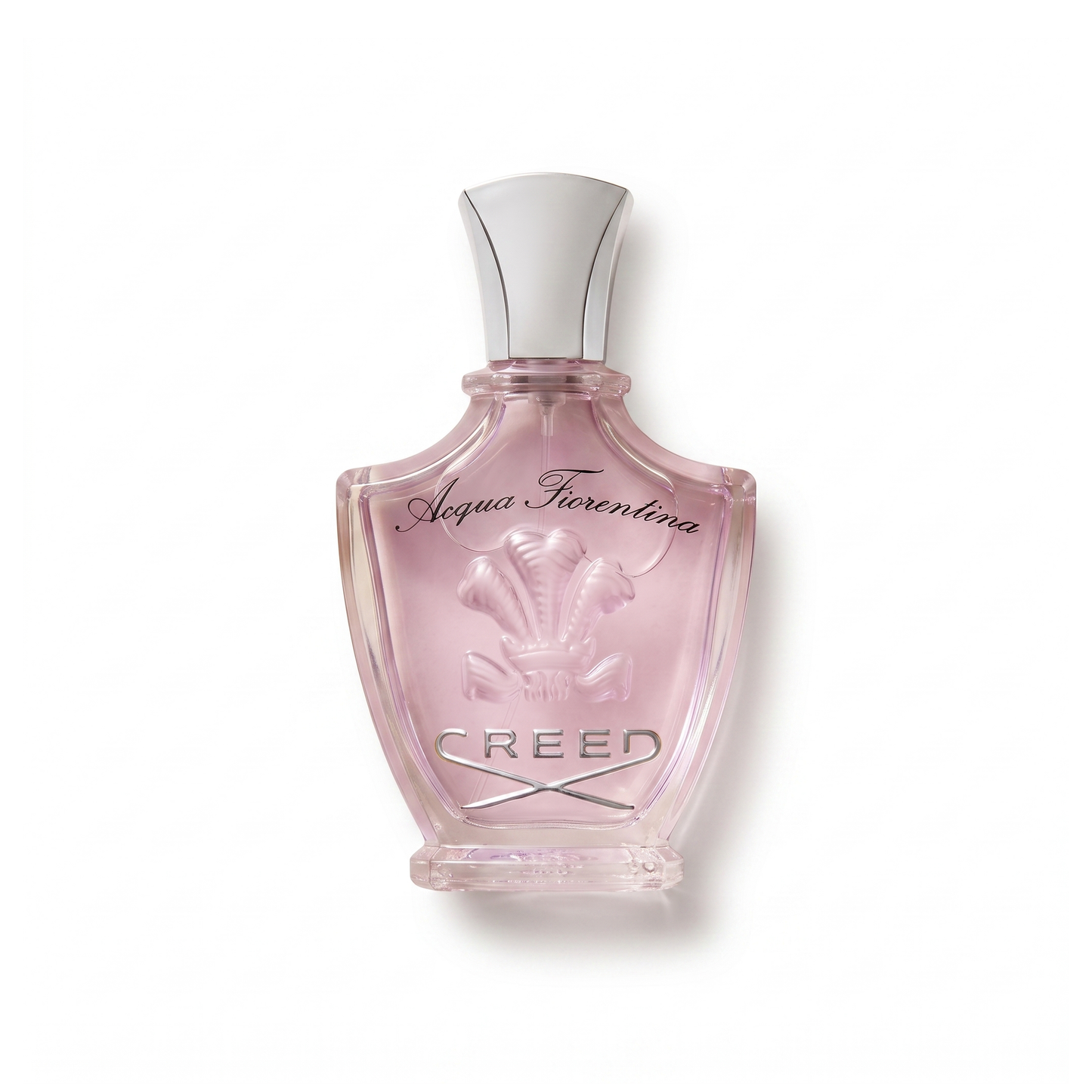 Bottle of Creed Acqua Fiorentina EDP fragrance on a white background with soft shadow