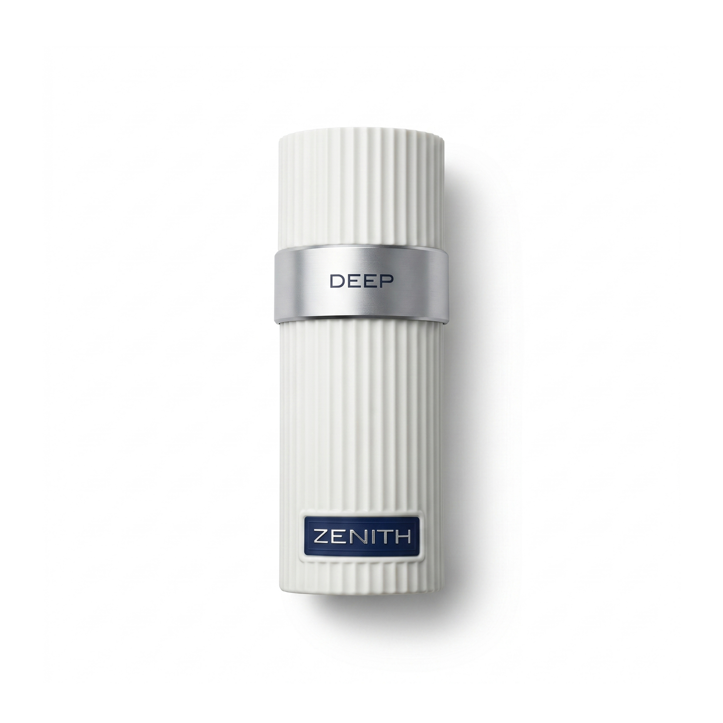 Bottle of French Avenue Zenith Deep EDP fragrance on a white background with soft shadow