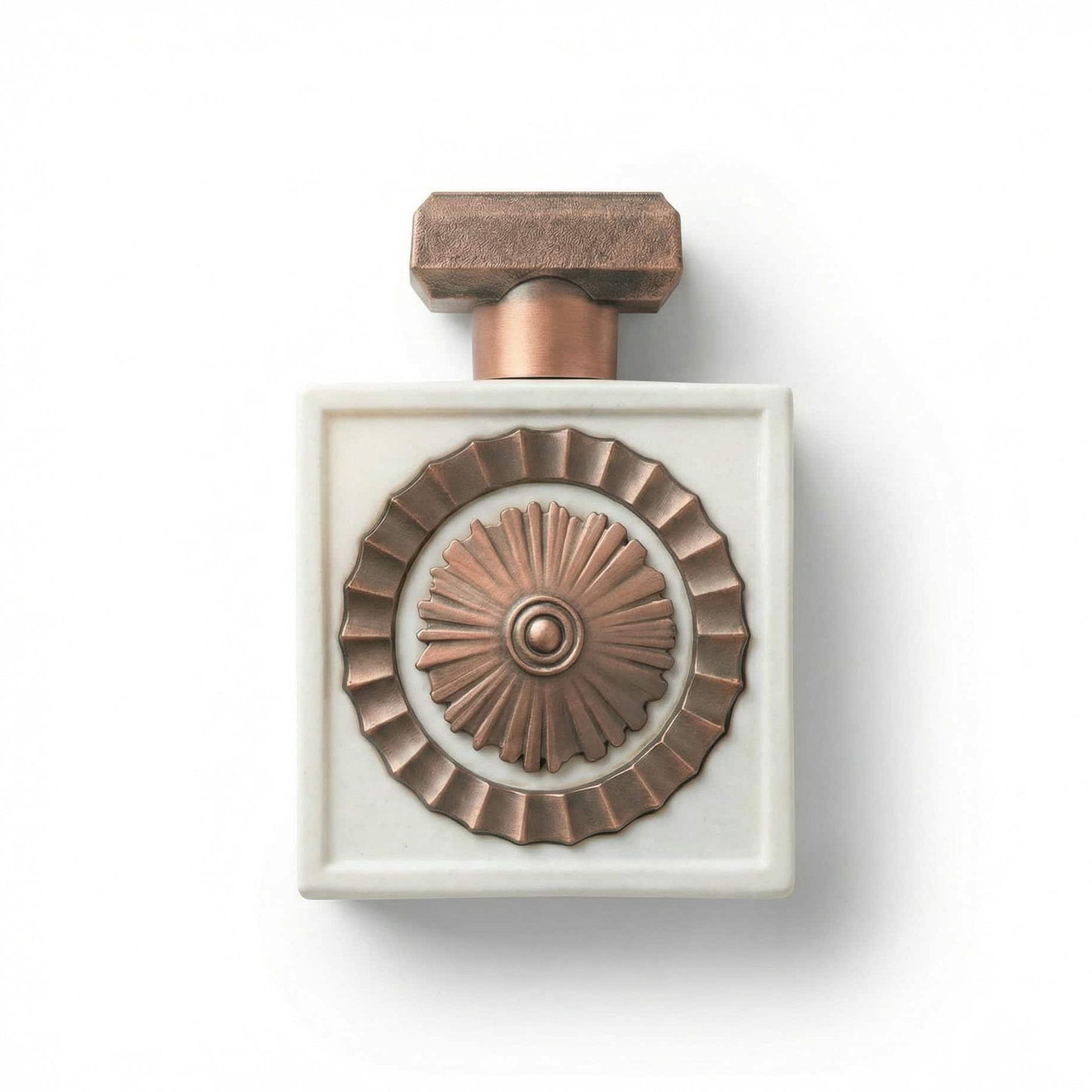 Bottle of Lattafa Nebras Elixir fragrance on a white background with soft shadow