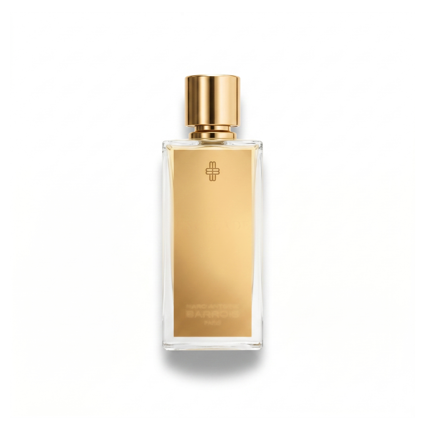 Bottle of MAB Encelade EDP fragrance on a white background with soft shadow