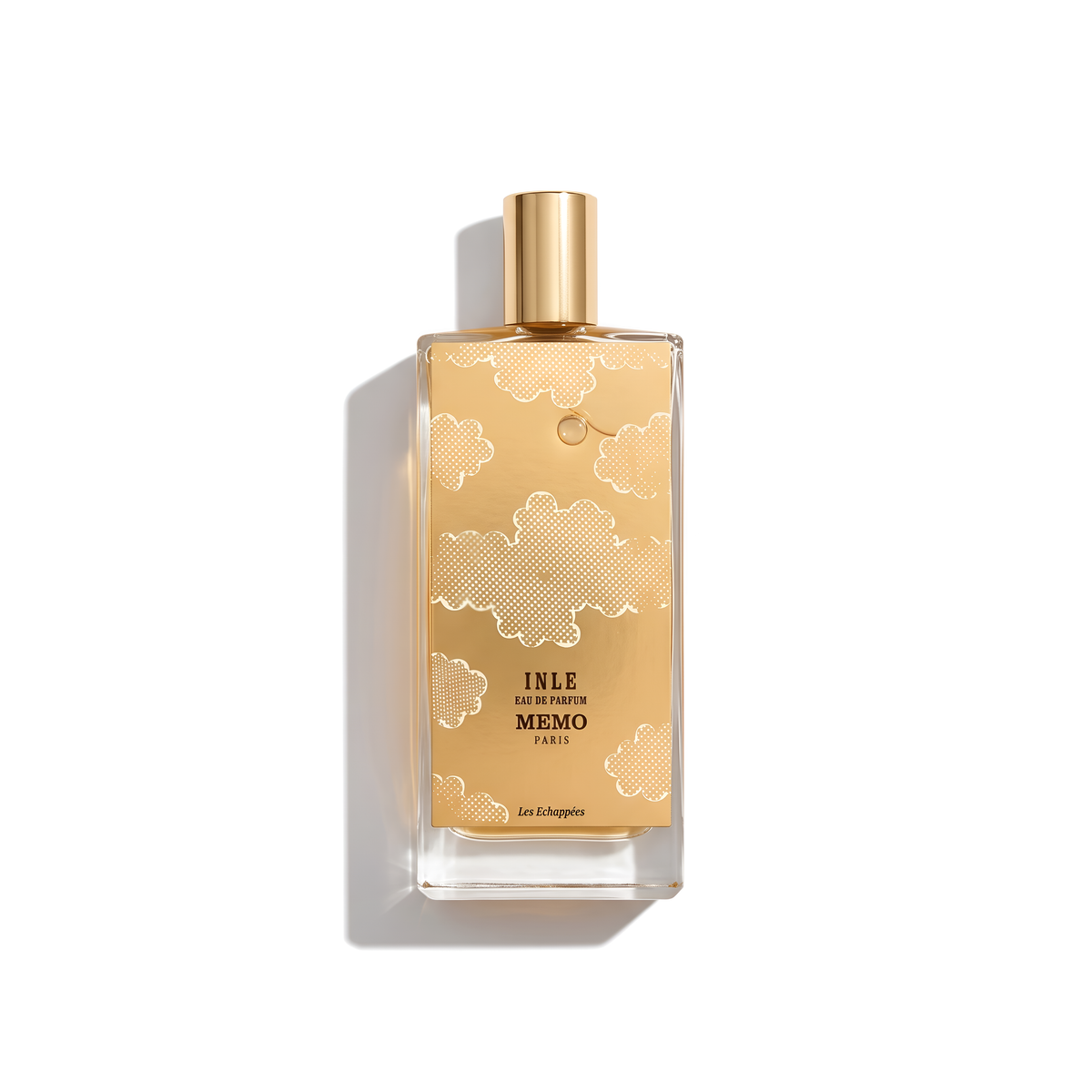 Bottle of Memo Paris Inle EDP fragrance on a white background with soft shadow
