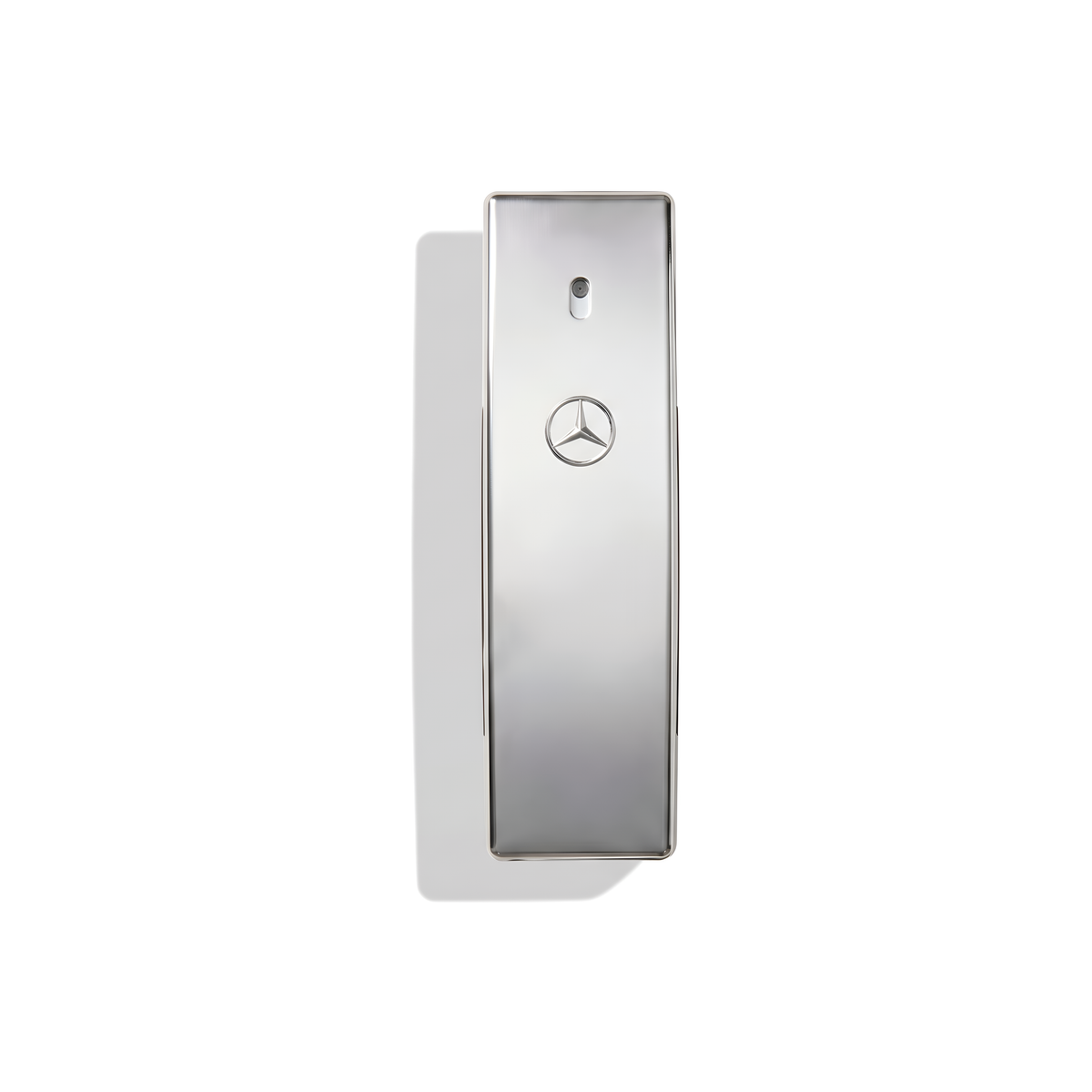 Bottle of Mercedes-Benz Club Eau de Toilette fragrance on a white background with soft shadow