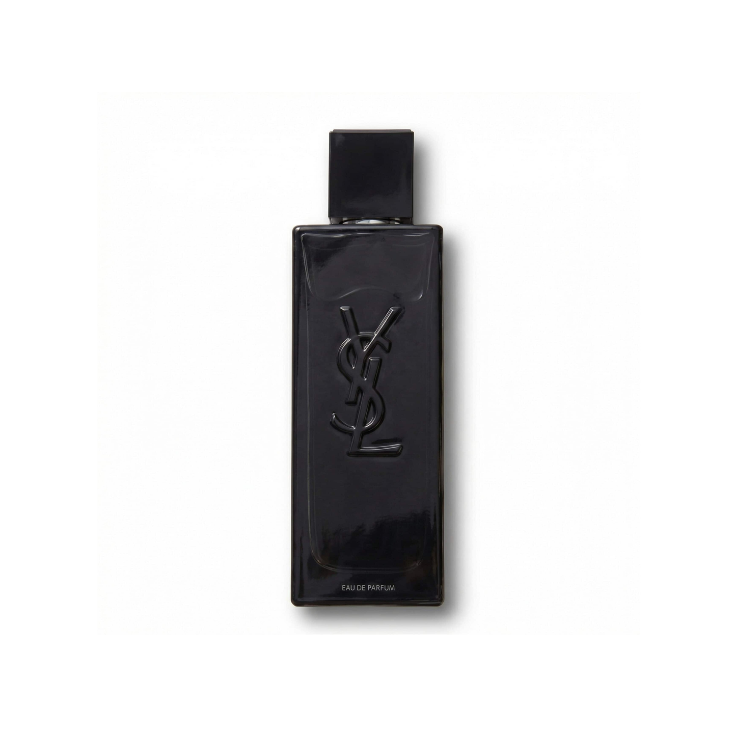 Bottle of Myslf EDP fragrance on a white background with soft shadow