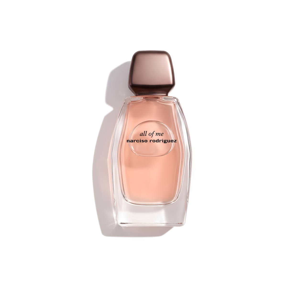 Bottle of Narciso All Of Me EDP fragrance on a white background with soft shadow
