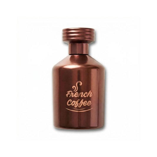 Bottle of Al Rehab French Coffee EDP fragrance on a white background with soft shadow