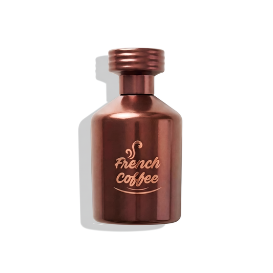 Bottle of Al Rehab French Coffee EDP fragrance on a white background with soft shadow