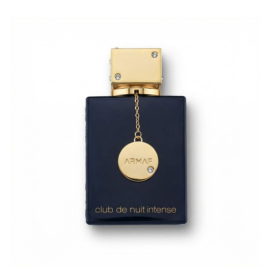 Bottle of Armaf Club De Nuit Intense Woman EDP fragrance on a white background with soft shadow