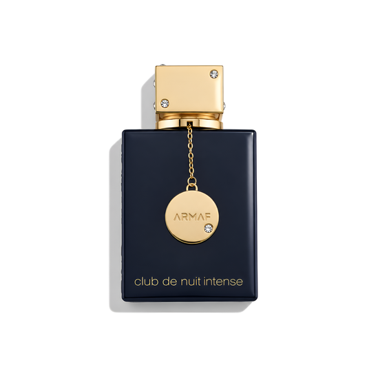 Bottle of Armaf Club De Nuit Intense Woman EDP fragrance on a white background with soft shadow