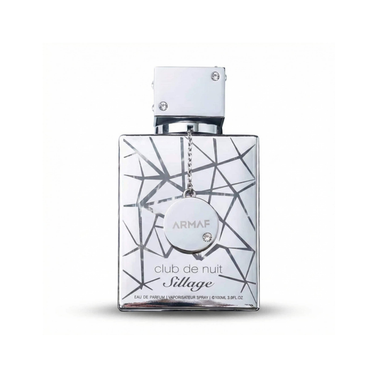 Bottle of Armaf Club de Nuit Sillage EDP fragrance on a white background with soft shadow
