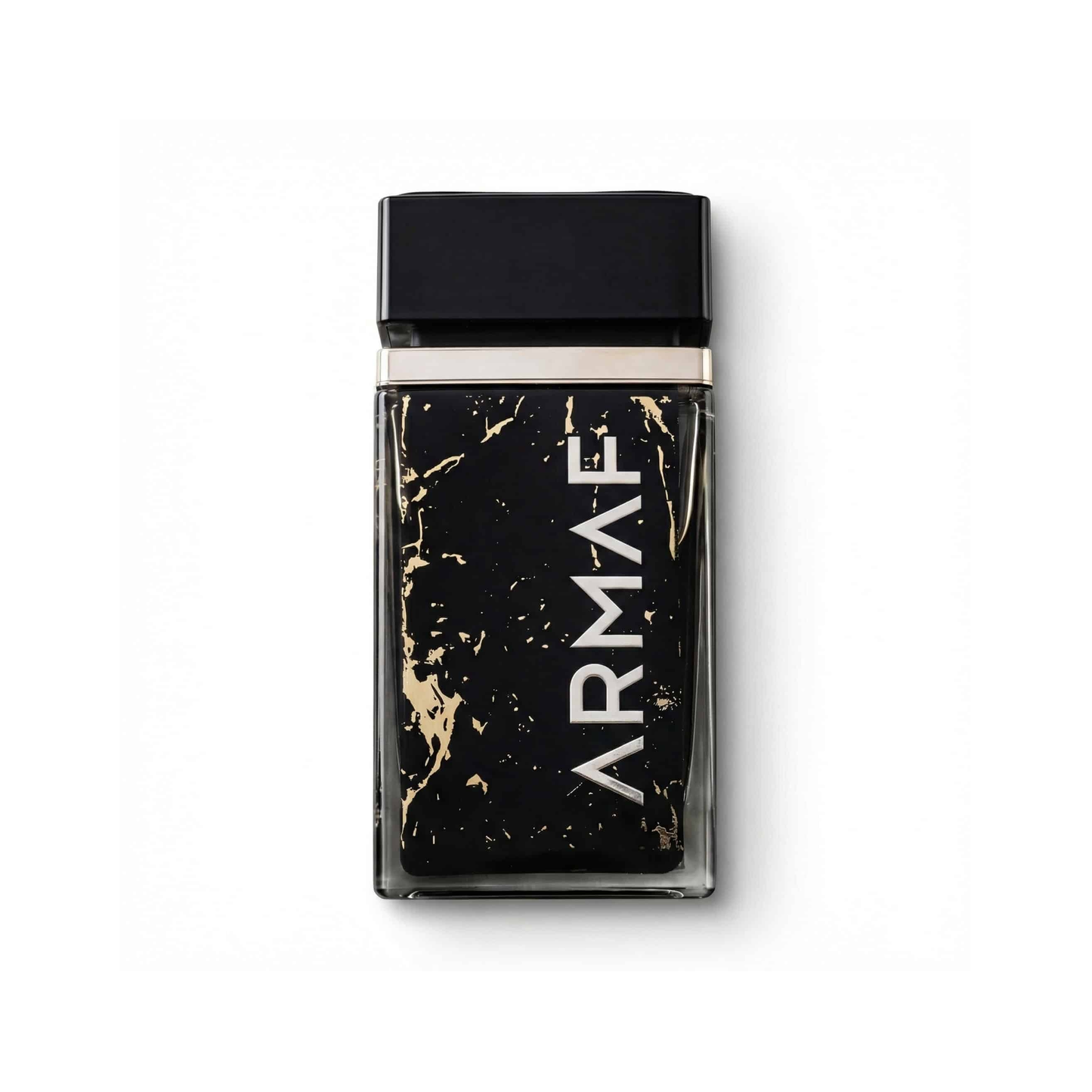 Bottle of Armaf Ombre d'Or EDP fragrance on a white background with soft shadow