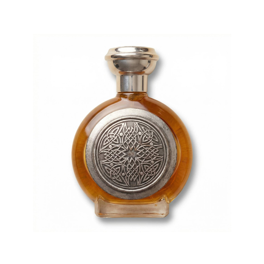 Bottle of Boadicea Ardent EDP fragrance on a white background with soft shadow