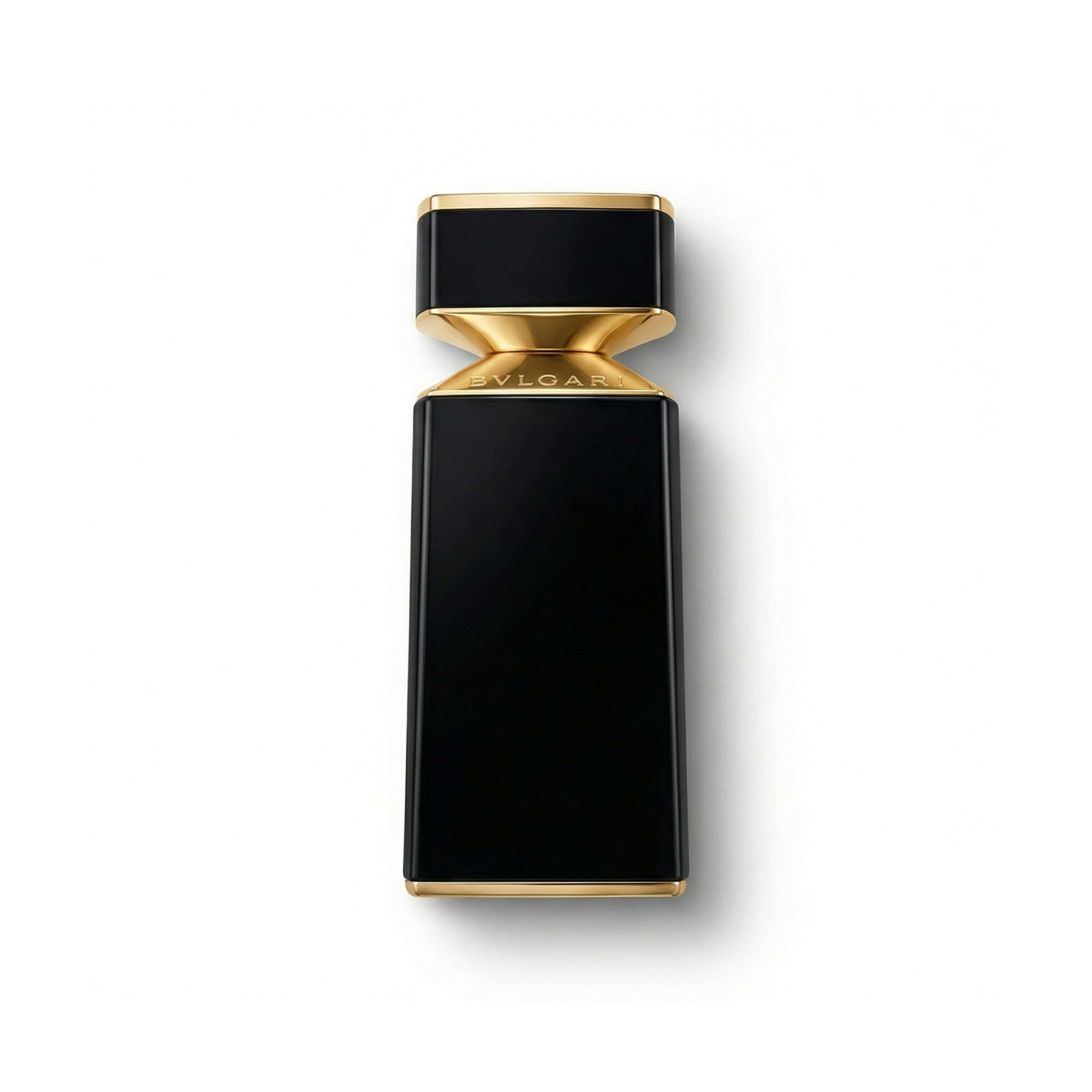 Bottle of Bvlgari Le Gemme Desiria EDP fragrance on a white background with soft shadow