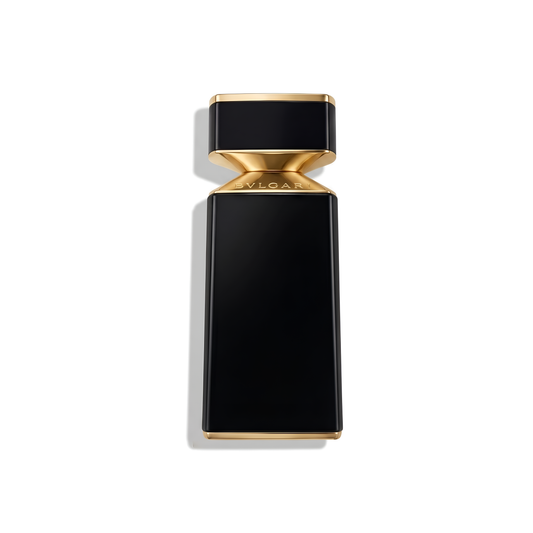 Bottle of Bvlgari Le Gemme Desiria EDP fragrance on a white background with soft shadow