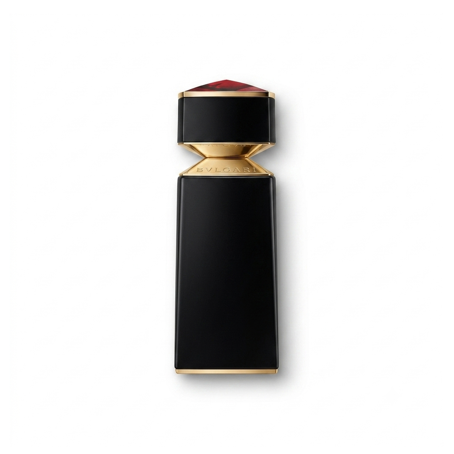 Bottle of Bvlgari Le Gemme Yasep EDP fragrance on a white background with soft shadow