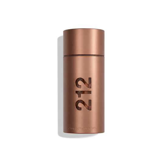 Bottle of Carolina Herrera 212 Sexy Men EDT fragrance on a white background with soft shadow