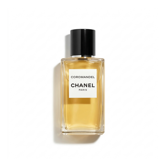 Bottle of Chanel Coromandel EDP fragrance on a white background with soft shadow