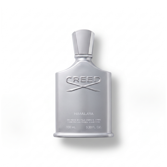 Bottle of Creed Himalaya EDP fragrance on a white background with soft shadow