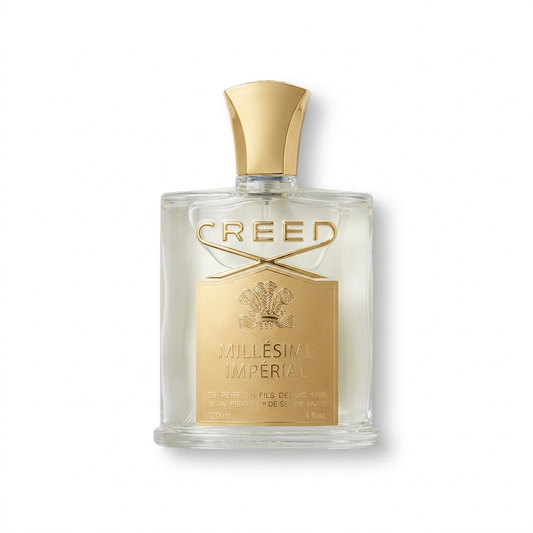 Bottle of Creed Millésime Impérial (Batch 2008) EDP fragrance on a white background with soft shadow