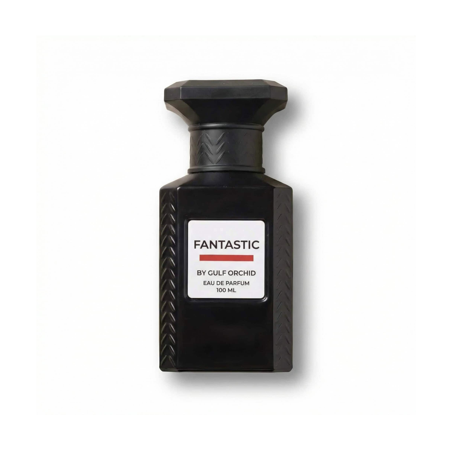 Bottle of Gulf Orchid Fantastic EDP fragrance on a white background with soft shadow