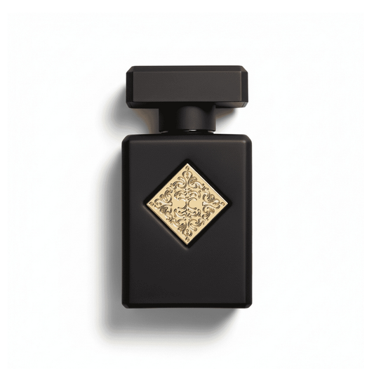 Bottle of Initio Side Effect EDP fragrance on a white background with soft shadow