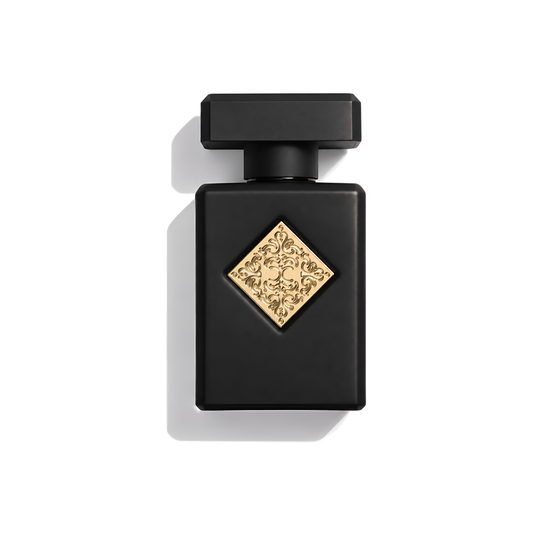 Bottle of Initio Side Effect EDP fragrance on a white background with soft shadow