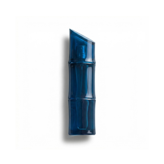 Bottle of Kenzo Homme EDT Intense fragrance on a white background with soft shadow