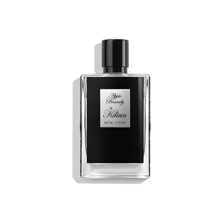 Bottle of Kilian Apple Brandy EDP fragrance on a white background with soft shadow