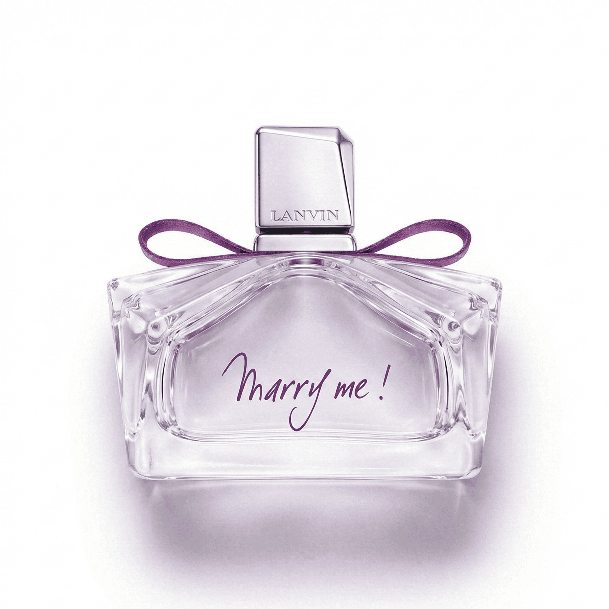 Bottle of Lanvin Marry Me EDP fragrance on a white background with soft shadow