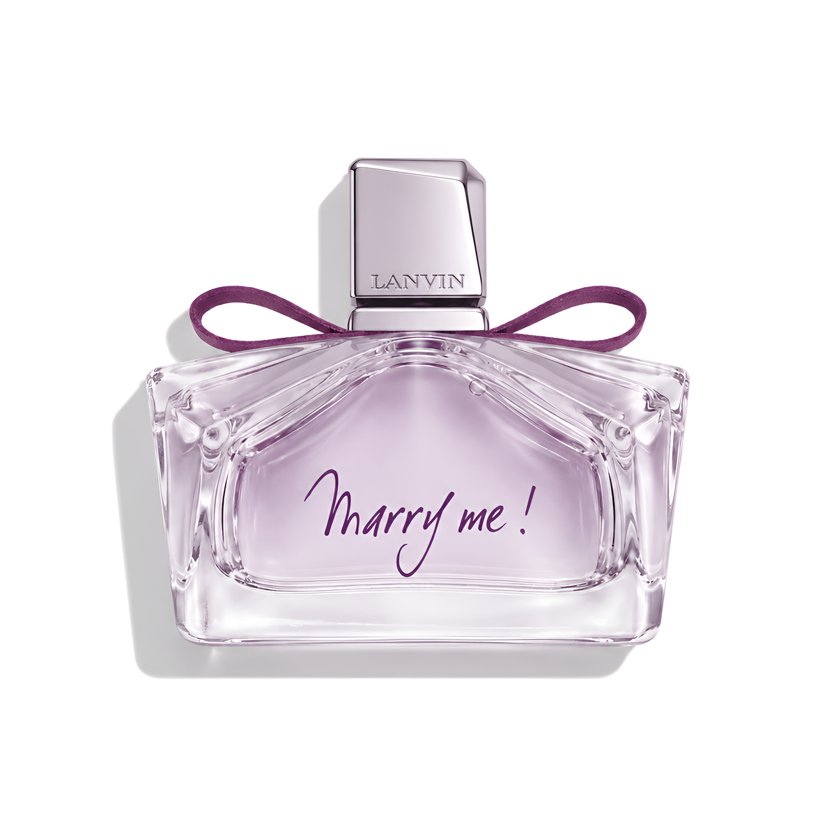 Bottle of Lanvin Marry Me EDP fragrance on a white background with soft shadow