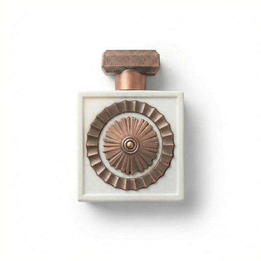 Bottle of Lattafa Nebras Elixir EDP fragrance on a white background with soft shadow