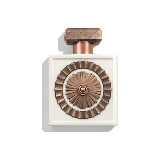 Bottle of Lattafa Nebras Elixir fragrance on a white background with soft shadow