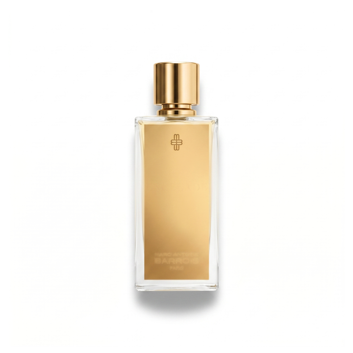 Bottle of MAB Encelade EDP fragrance on a white background with soft shadow