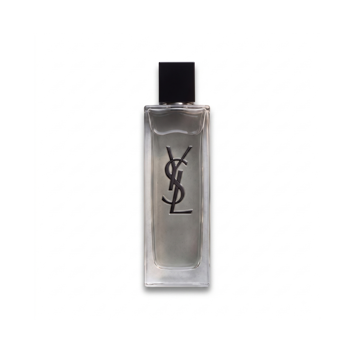 Bottle of MYSLF Eau de Toilette Intense fragrance on a white background with soft shadow