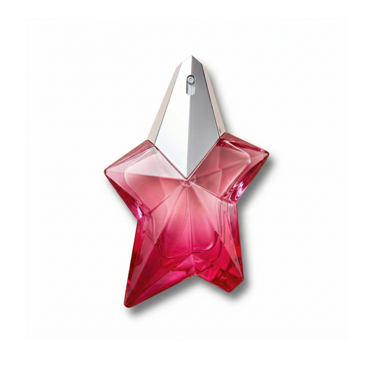 Bottle of Mugler Angel Nova EDP fragrance on a white background with soft shadow