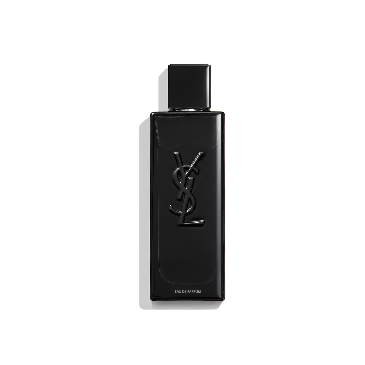 Bottle of Myslf EDP fragrance on a white background with soft shadow