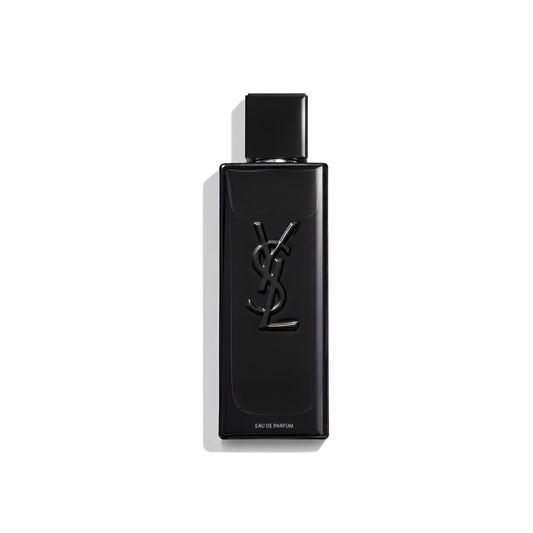 Bottle of Myslf EDP fragrance on a white background with soft shadow