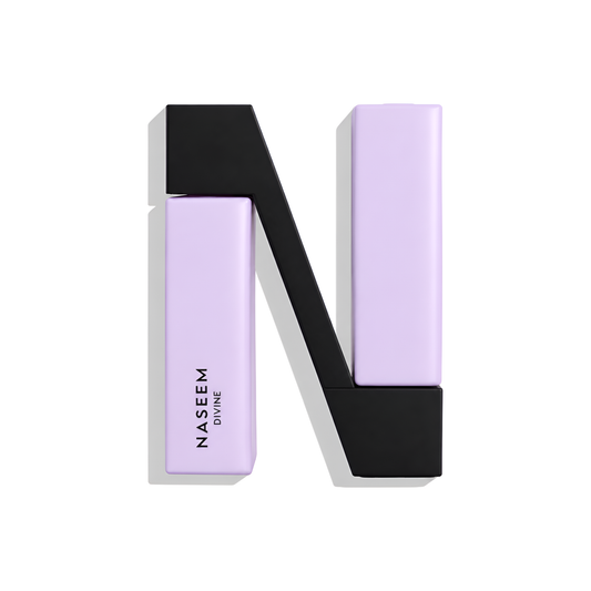 Bottle of Naseem Divine EDP fragrance on a white background with soft shadow