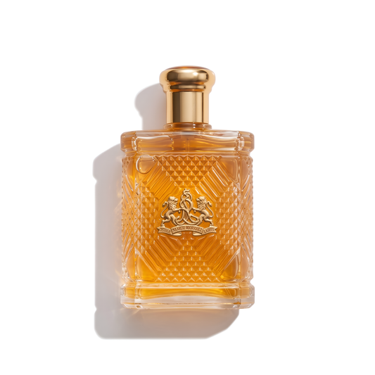 Bottle of Ralph Lauren Safari EDT fragrance on a white background with soft shadow