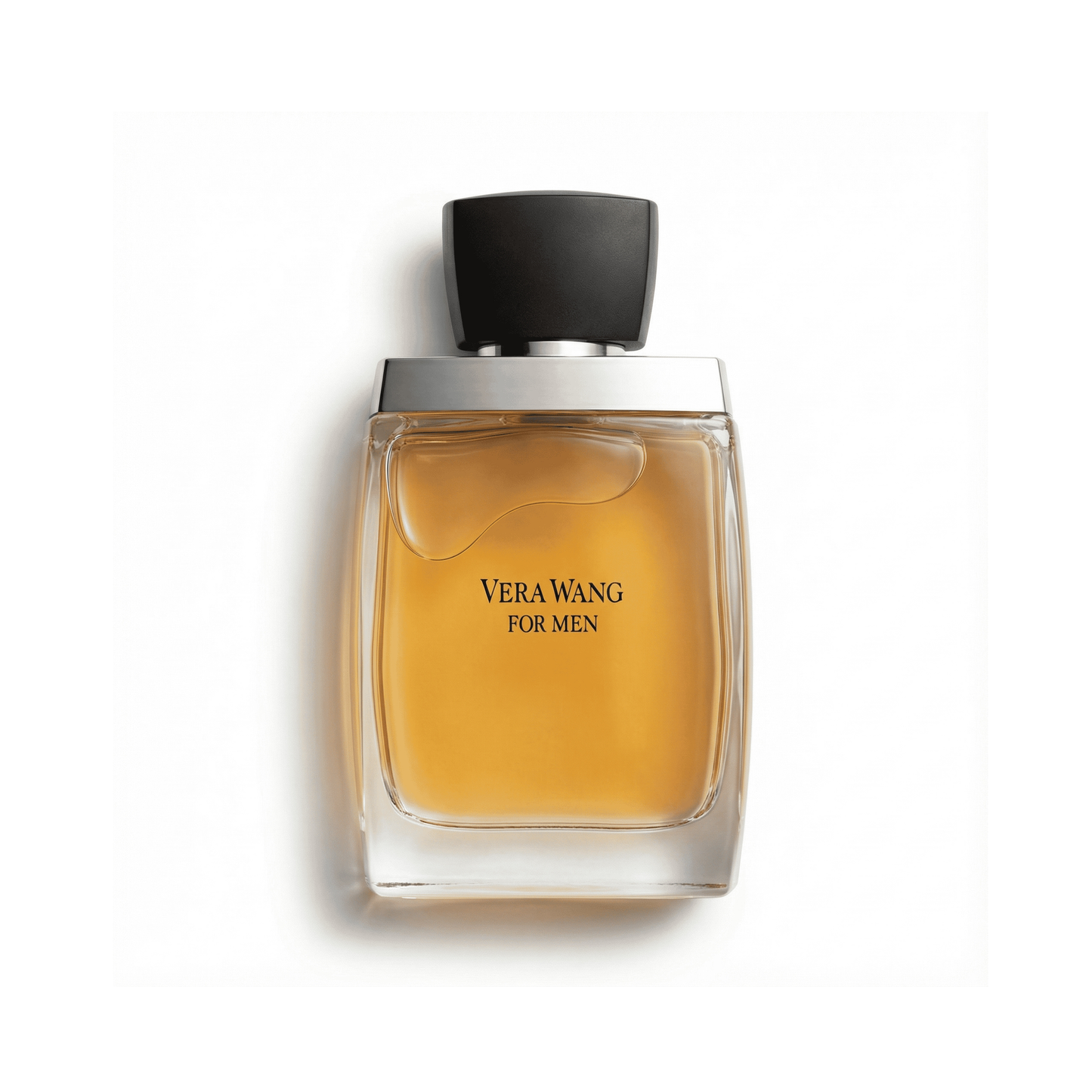 Bottle of Vera Wang For Men EDT fragrance on a white background with soft shadow