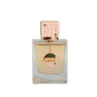A 105ml bottle of Armaf Club de Nuit Oud Eau de Parfum with a clear glass design and gold cap on a brown table.