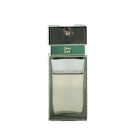 A 100ml bottle of Jacques Bogart Pour Homme Eau de Toilette, featuring a rectangular glass design with a chrome plastic cap, placed on a brown table.