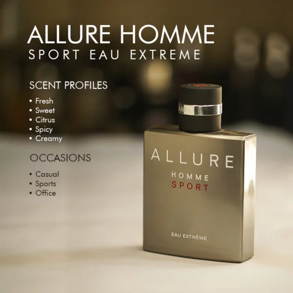 Chanel allure homme sport fashion eau de toilette spray 150ml