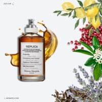 a 100ml bottle of Maison Margiela Jazz Club Eau de Toilette with a cylindar glass design and white label