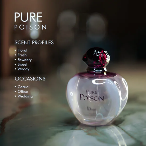 Dior pure poison notes hotsell