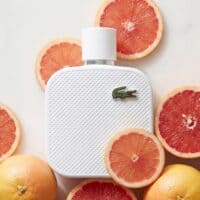 Vape device with grapefruit slices, highlighting citrus-inspired flavors and trendy e-cigarette accessories.