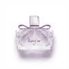 Enchanting perfume bottle with "Marry me!" message and purple ribbon for romantic gifting.