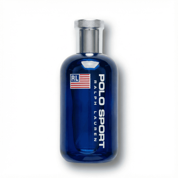 d5612245-453d-4fc7-ac6c-fa9c652fe69a Police sport cologne bottle, masculine fragrance, men's scent, athletic cologne, blue glass bottle.